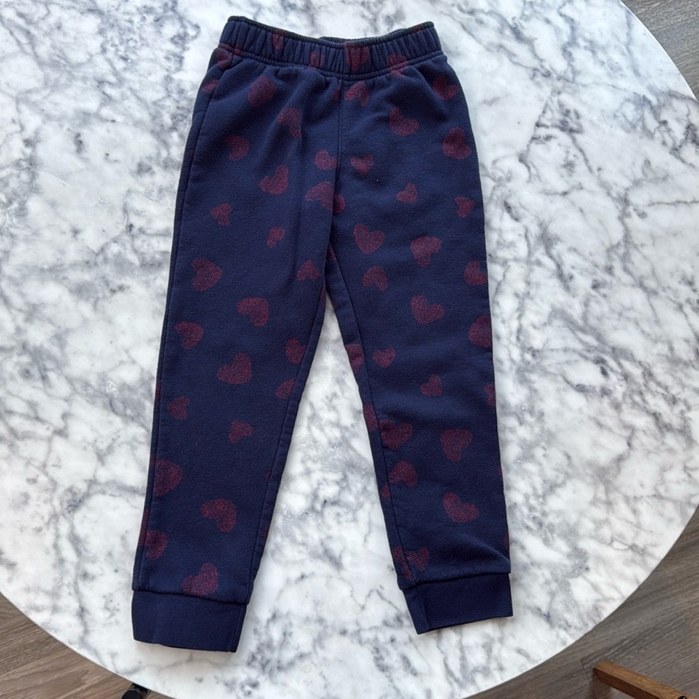 Cat and Jack heart sweatpants